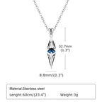 Steel Faith Torque Necklace