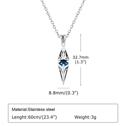 Steel Faith Torque Necklace