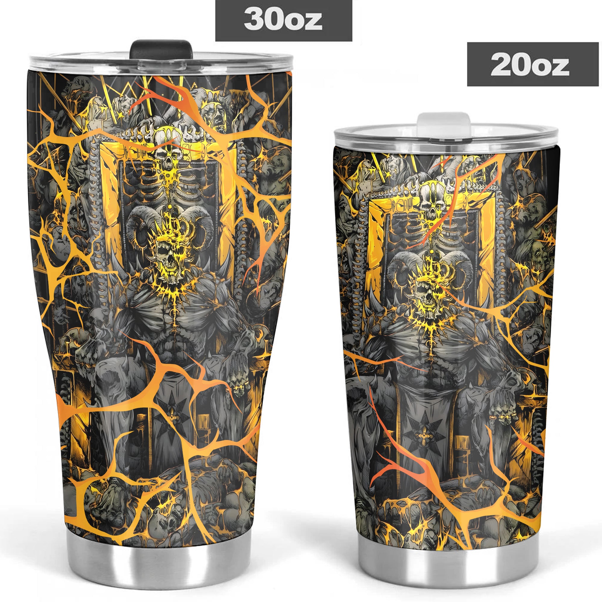Dark Overlord Design Halloween Vibes Stainless Steel Tumbler – 20oz/30oz  - TH02