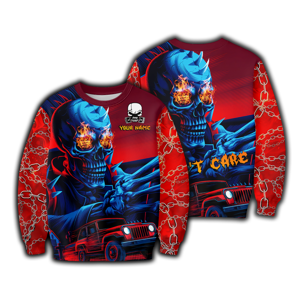 Personalized Jeep Phantom Hell Rider Sweatshirt
