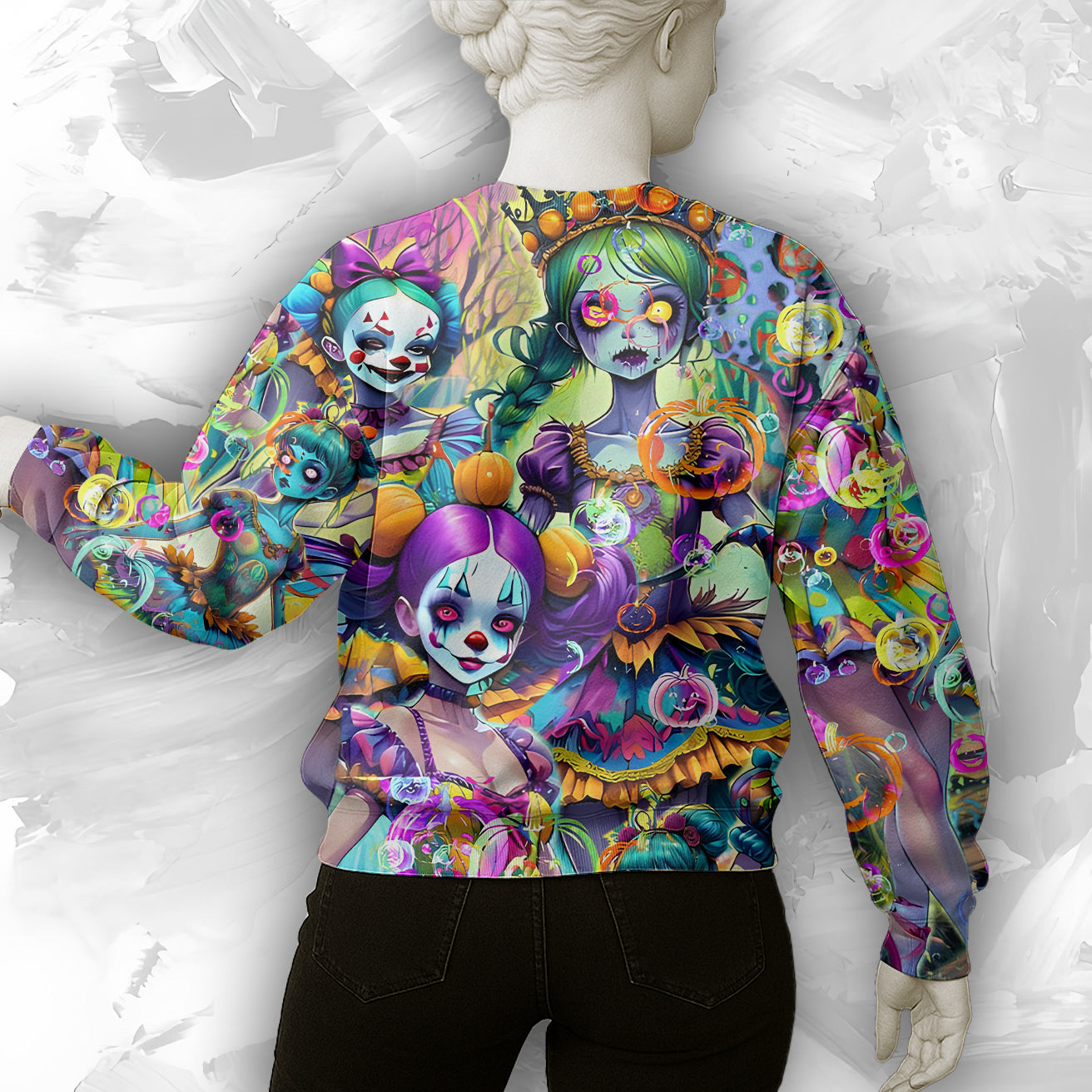 Doll Soul Design Halloween Vibes Sweatshirt - TH02
