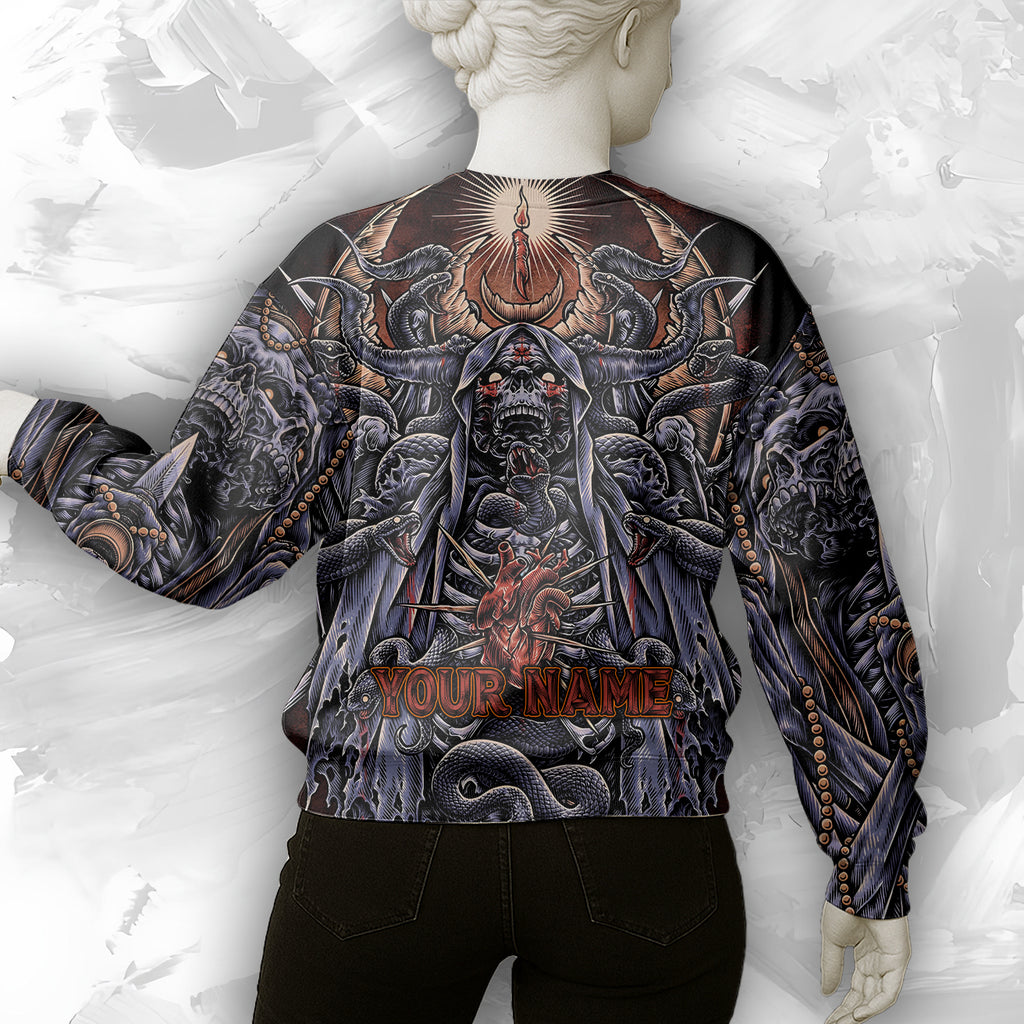 Personalised Serpent's Covenant Design Halloween Vibes Sweatshirt - TH02