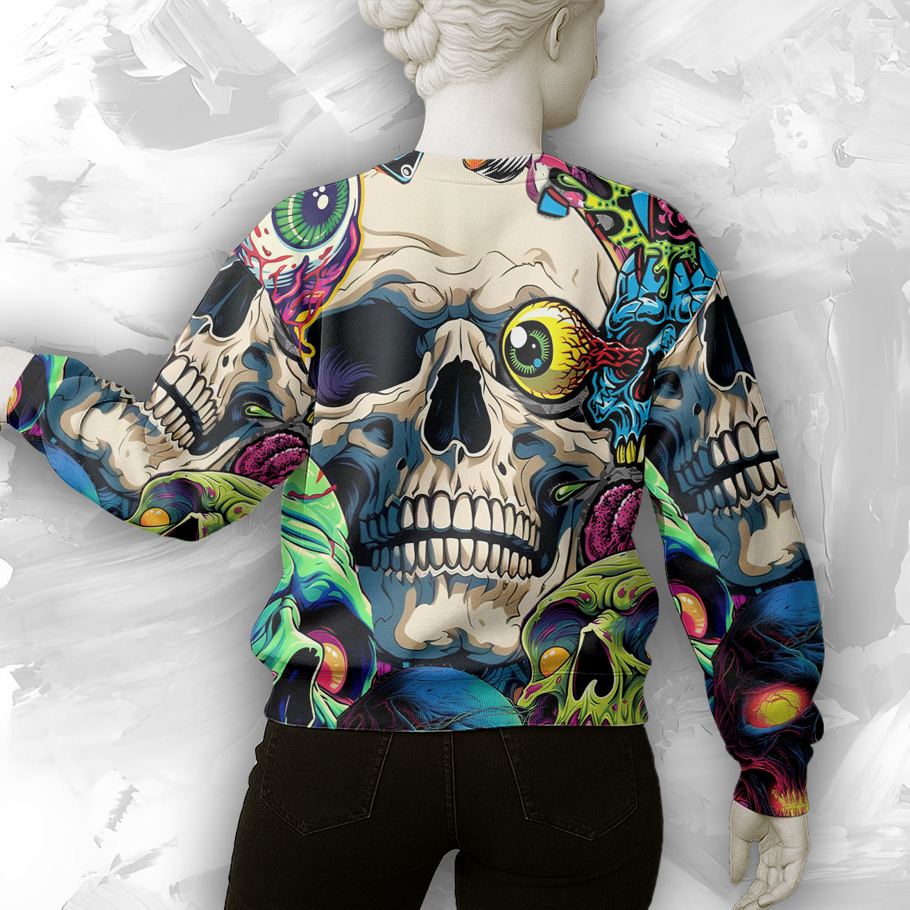 Death Is Only The Beginning Design Halloween Vibes Sweatshirt - TH02