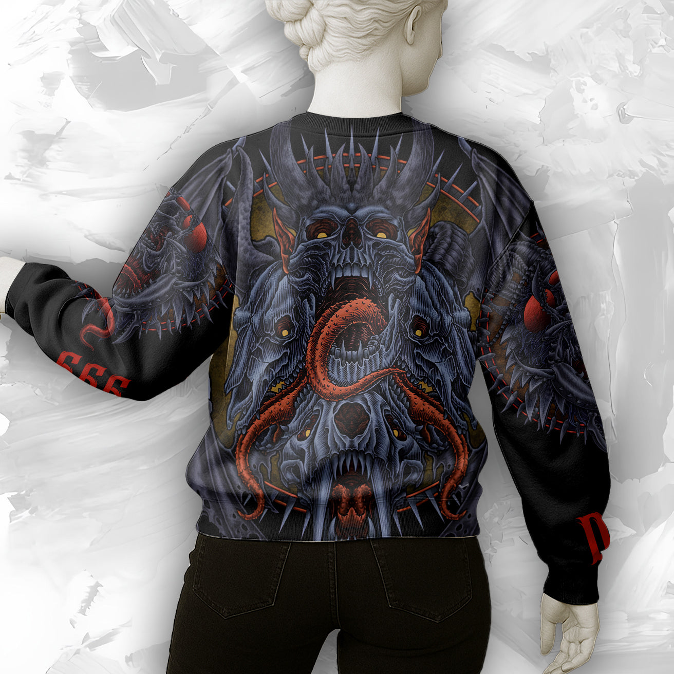 Monster Origin Design Halloween Vibes Sweatshirt - TH02