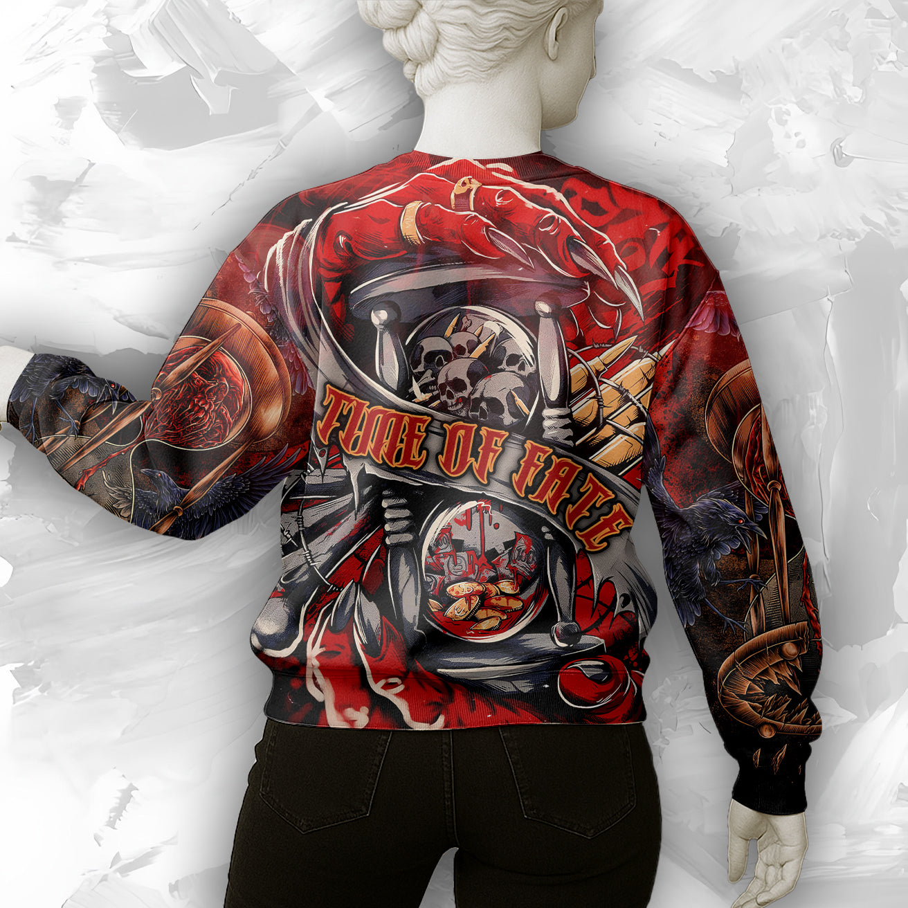 Time Of Fate Design Halloween Vibes Sweatshirt - TH02