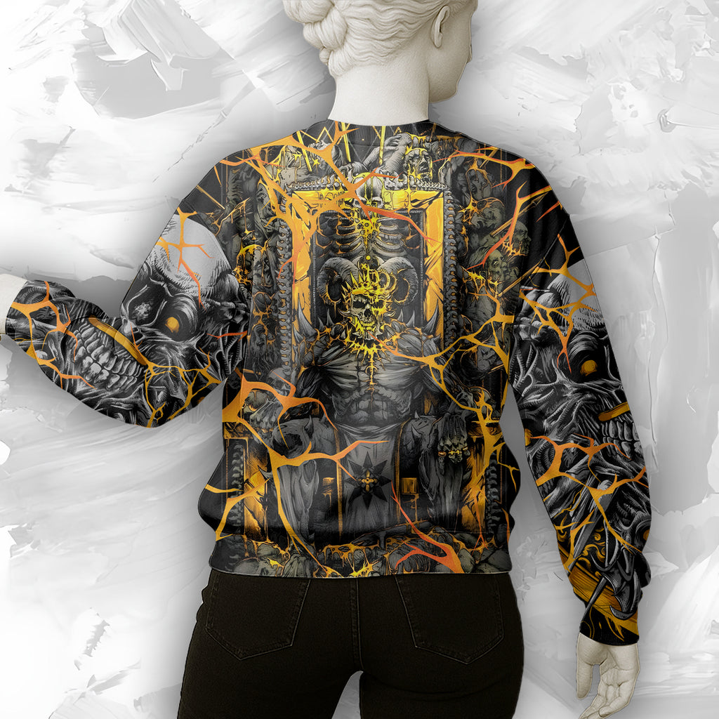 Dark Overlord Design Halloween Vibes Sweatshirt - TH02
