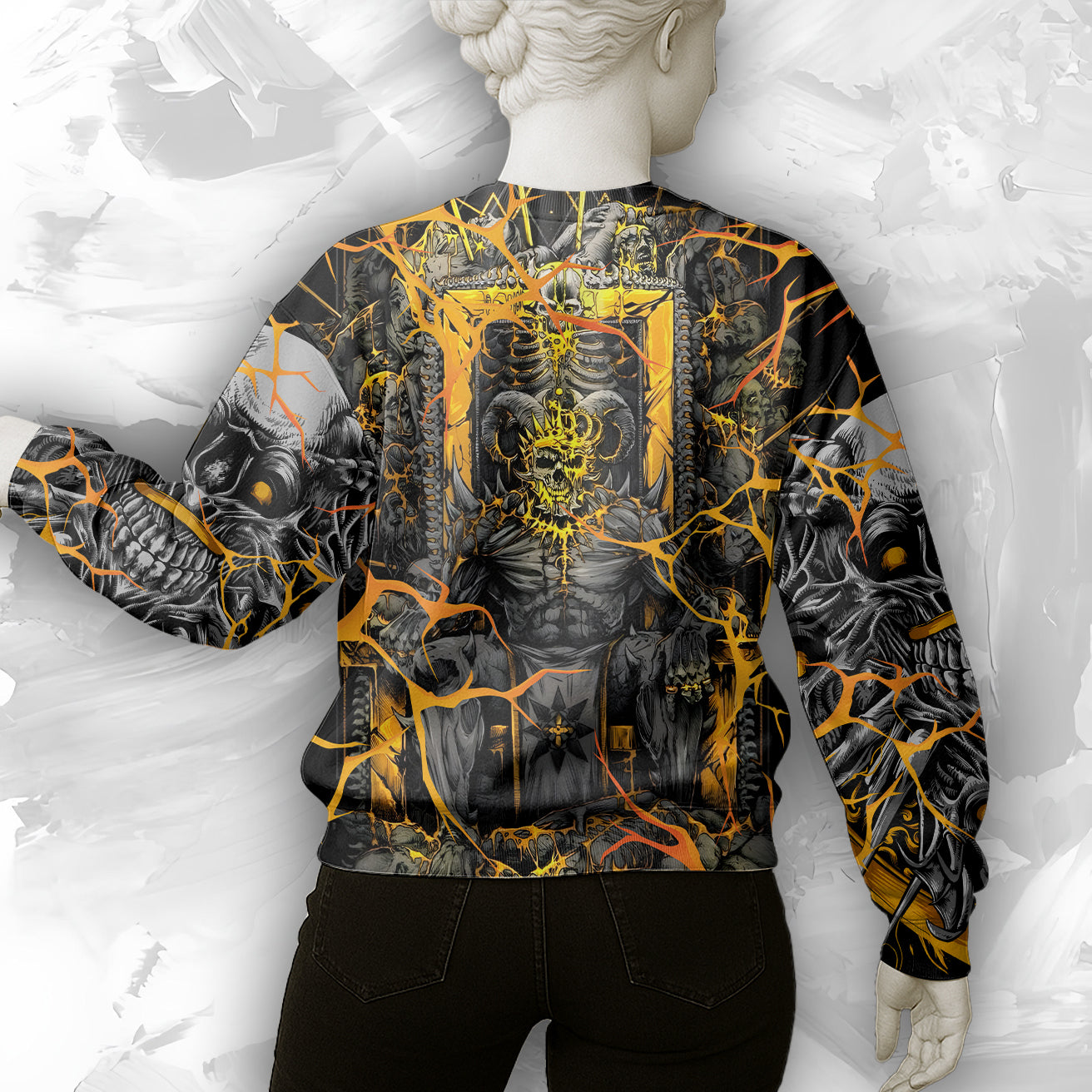 Dark Overlord Design Halloween Vibes Sweatshirt - TH02