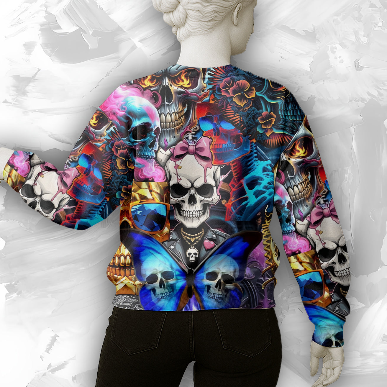 Lethal Beauty Design Halloween Vibes Sweatshirt - TH02