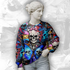 Lethal Beauty Design Halloween Vibes Sweatshirt - TH02