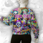 Personalised Doll Soul Design Halloween Vibes Sweatshirt - TH02