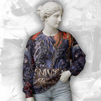Personalised Raven Requiem Design Halloween Vibes Sweatshirt - TH02