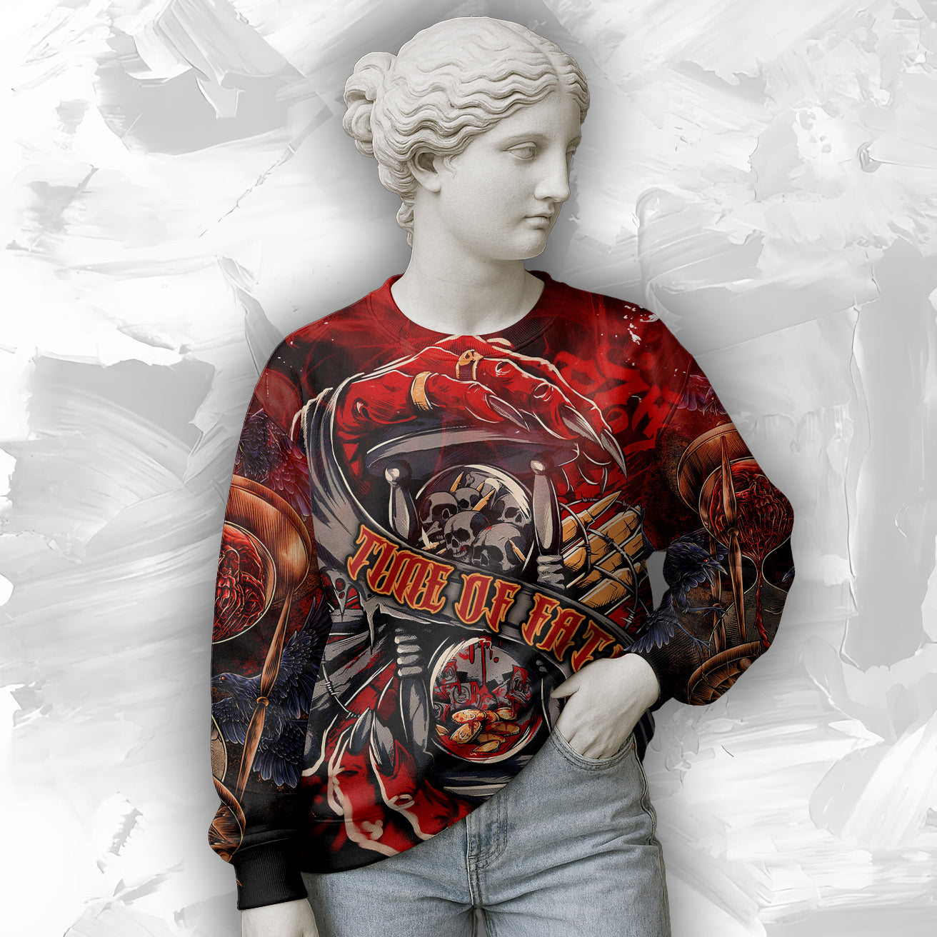Time Of Fate Design Halloween Vibes Sweatshirt - TH02