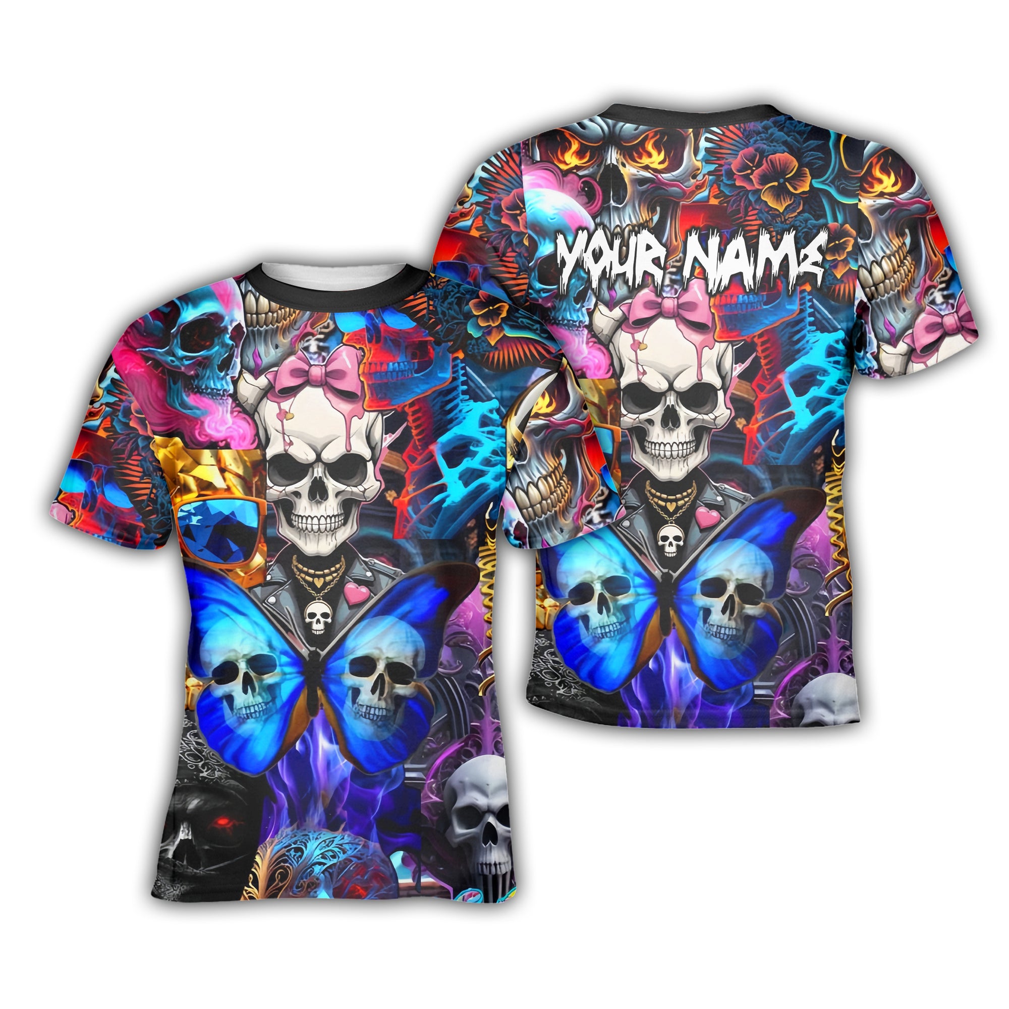 Personalised Lethal Beauty Design Halloween Vibes T-Shirt - TH02