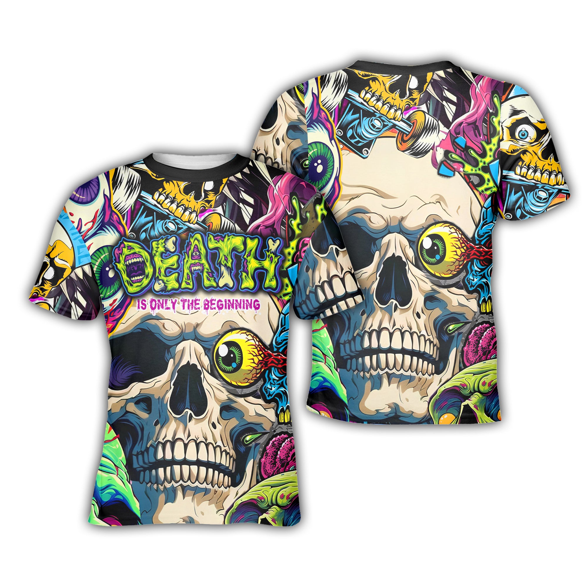 Death Is Only The Beginning Design Halloween Vibes T-Shirt - TH02