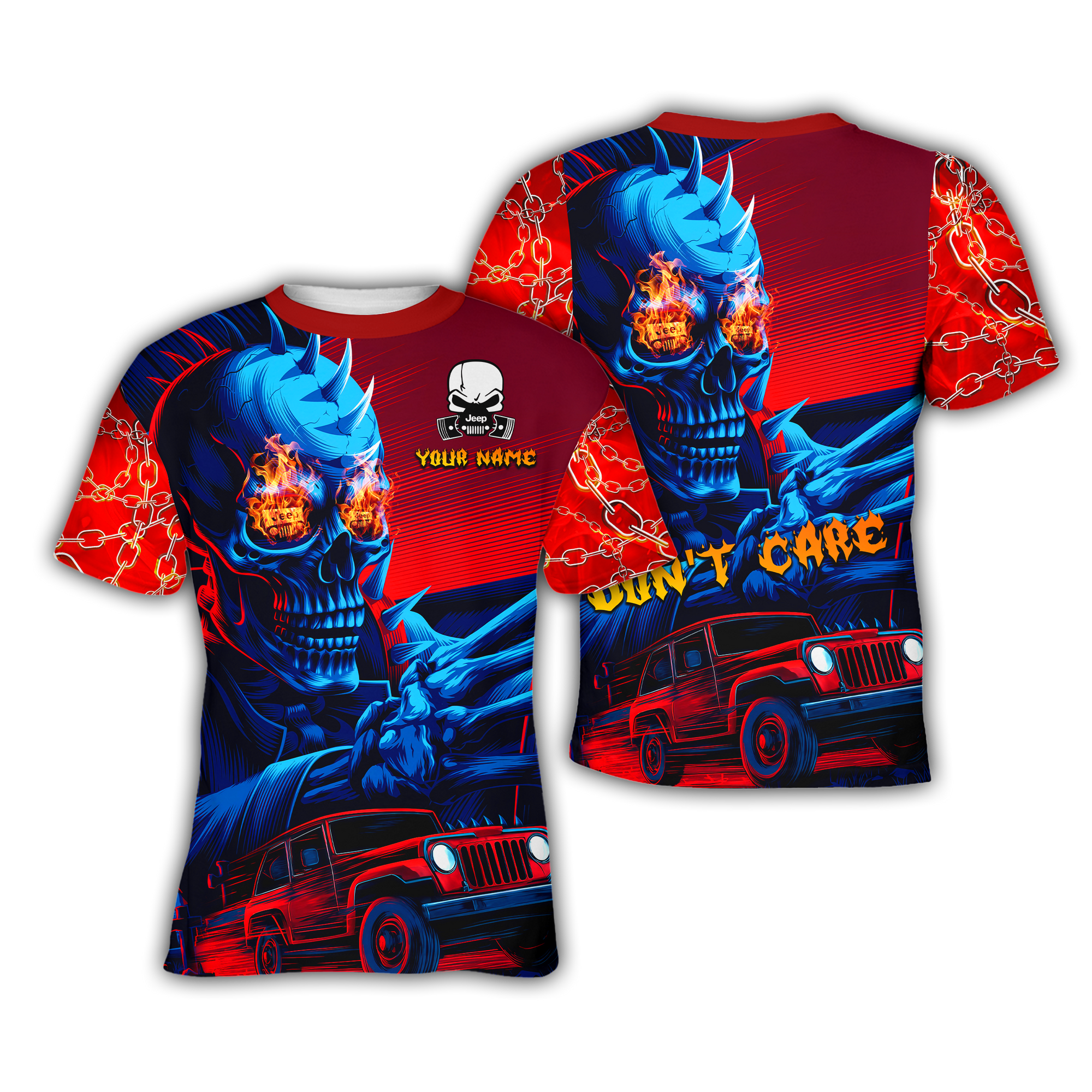 Personalized Jeep Phantom Hell Rider T-Shirt