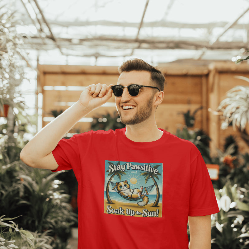 2D Stay Pawsitive Unisex T-Shirt