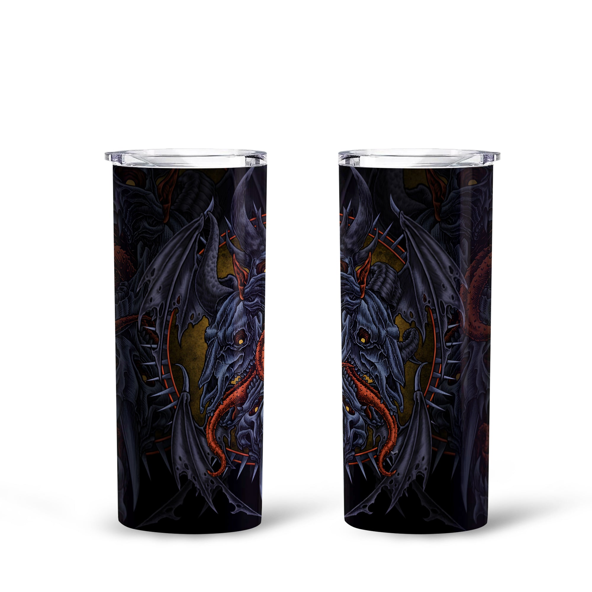 Monster Origin Design Halloween Vibes Skinny Tumbler – 20oz - TH02