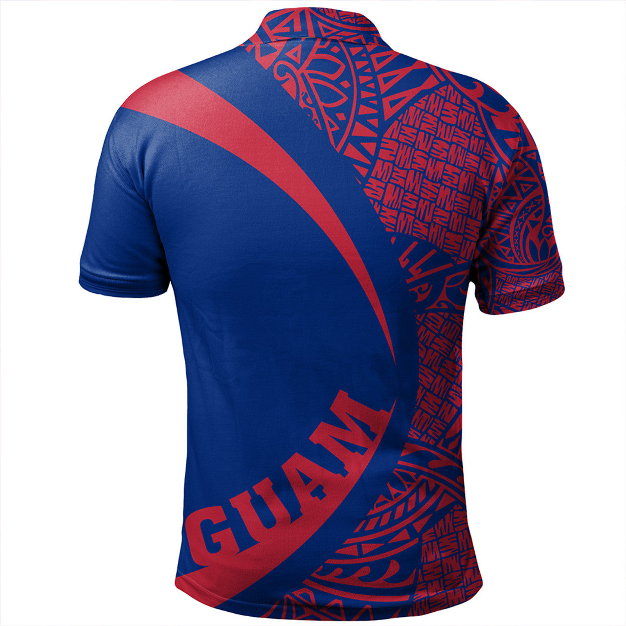 Guam Coat Of Arm Lauhala Circle Polo Shirt Unisex