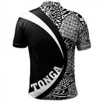 Tonga Polo Shirt Coat Of Arm Lauhala - Circle Style Ver 2 - AL01