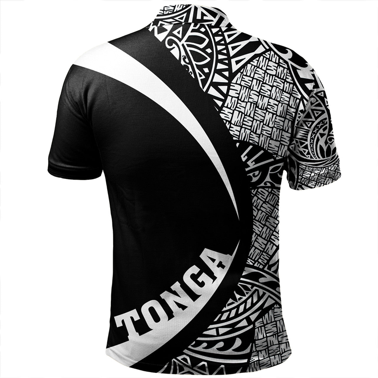 Tonga Polo Shirt Coat Of Arm Lauhala - Circle Style Ver 2 - AL01