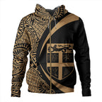 Fiji Coat Of Arm Lauhala Circle Hoodie Unisex