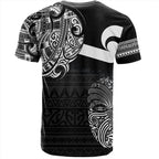 New Zealand Tino Rangatiratanga Maori Mask Black T-Shirt For Men/Women