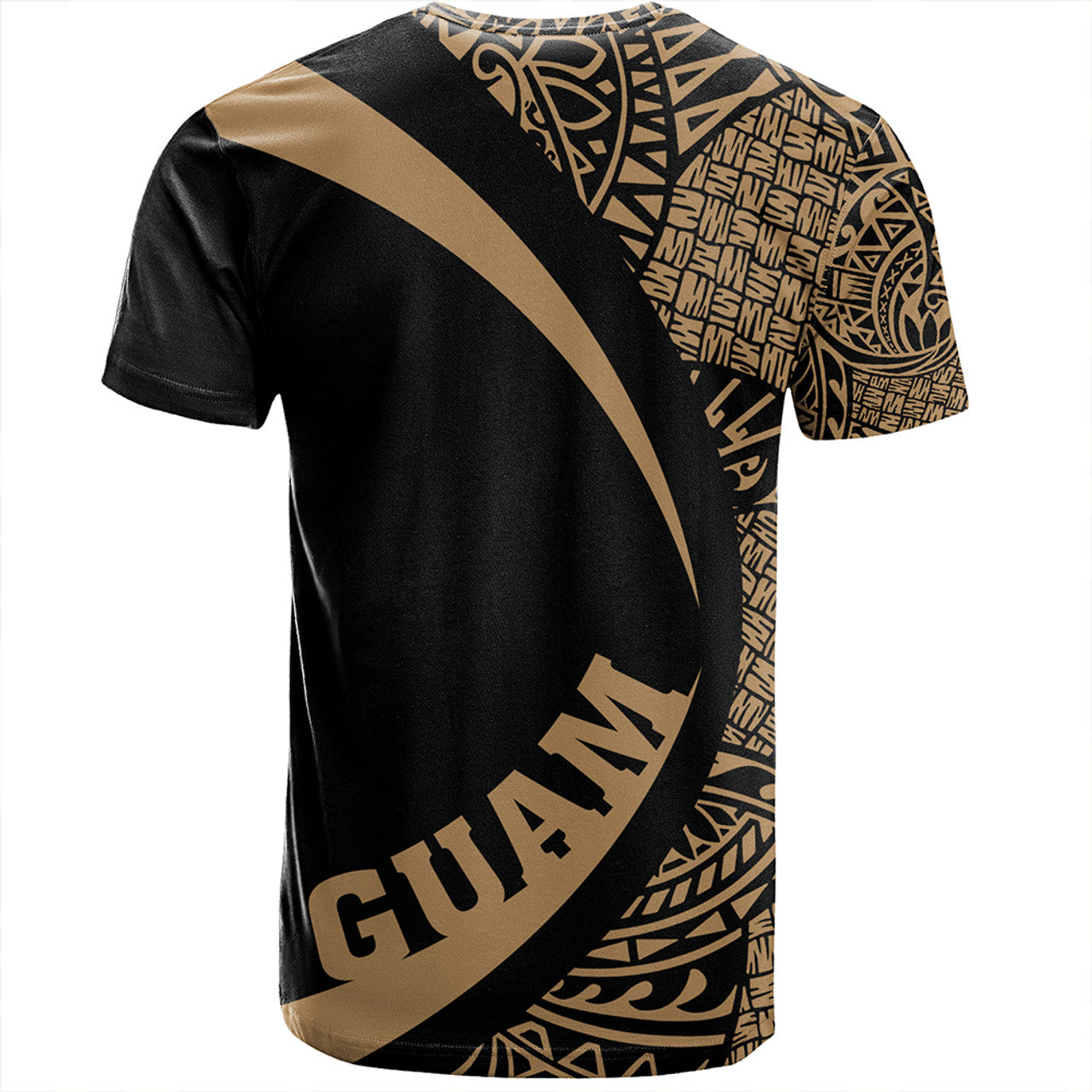 Guam Coat Of Arm Lauhala Circle T-shirt Unisex