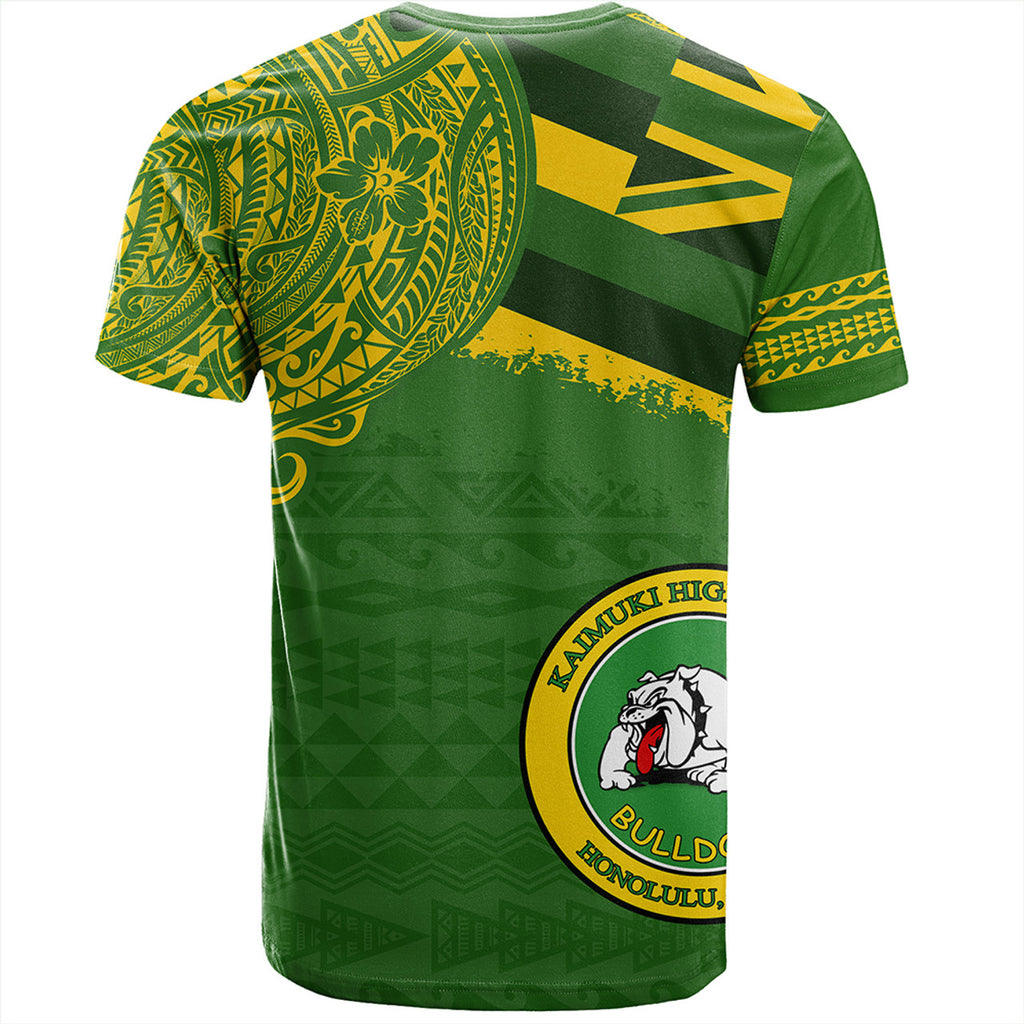 Hawaii Kaimuki High School With Crest Style T-shirt Unisex
