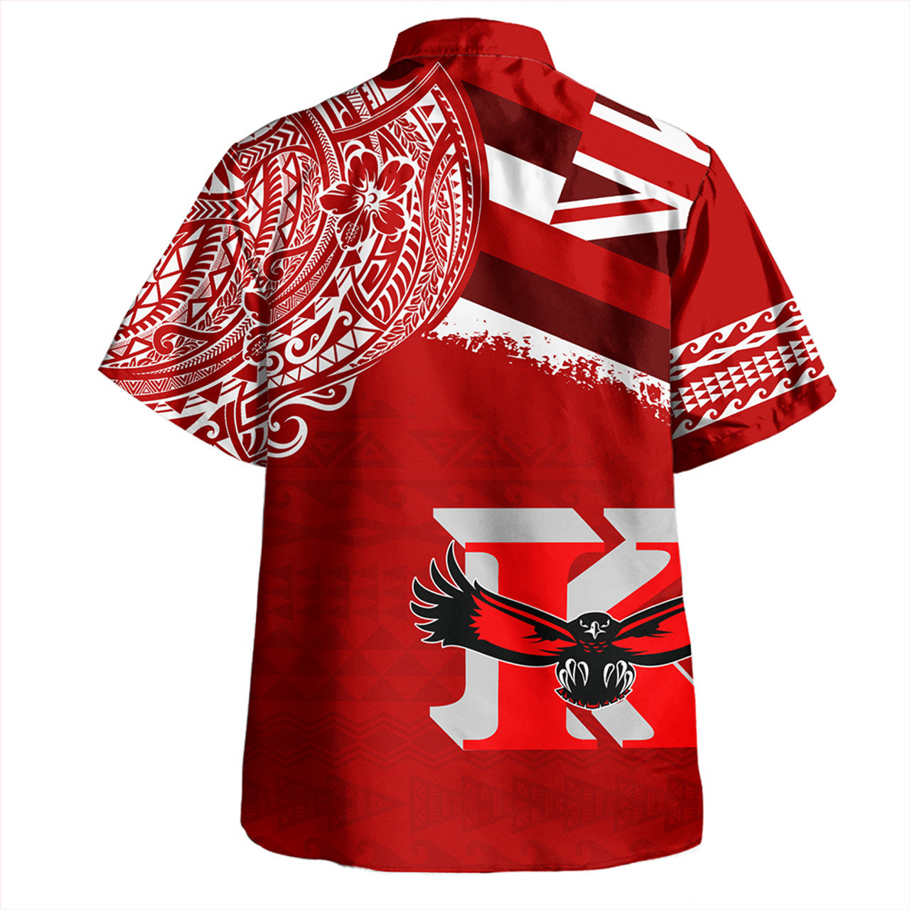 Hawaii Kauai High School With Crest Style Hawaiian Shirt Unisex