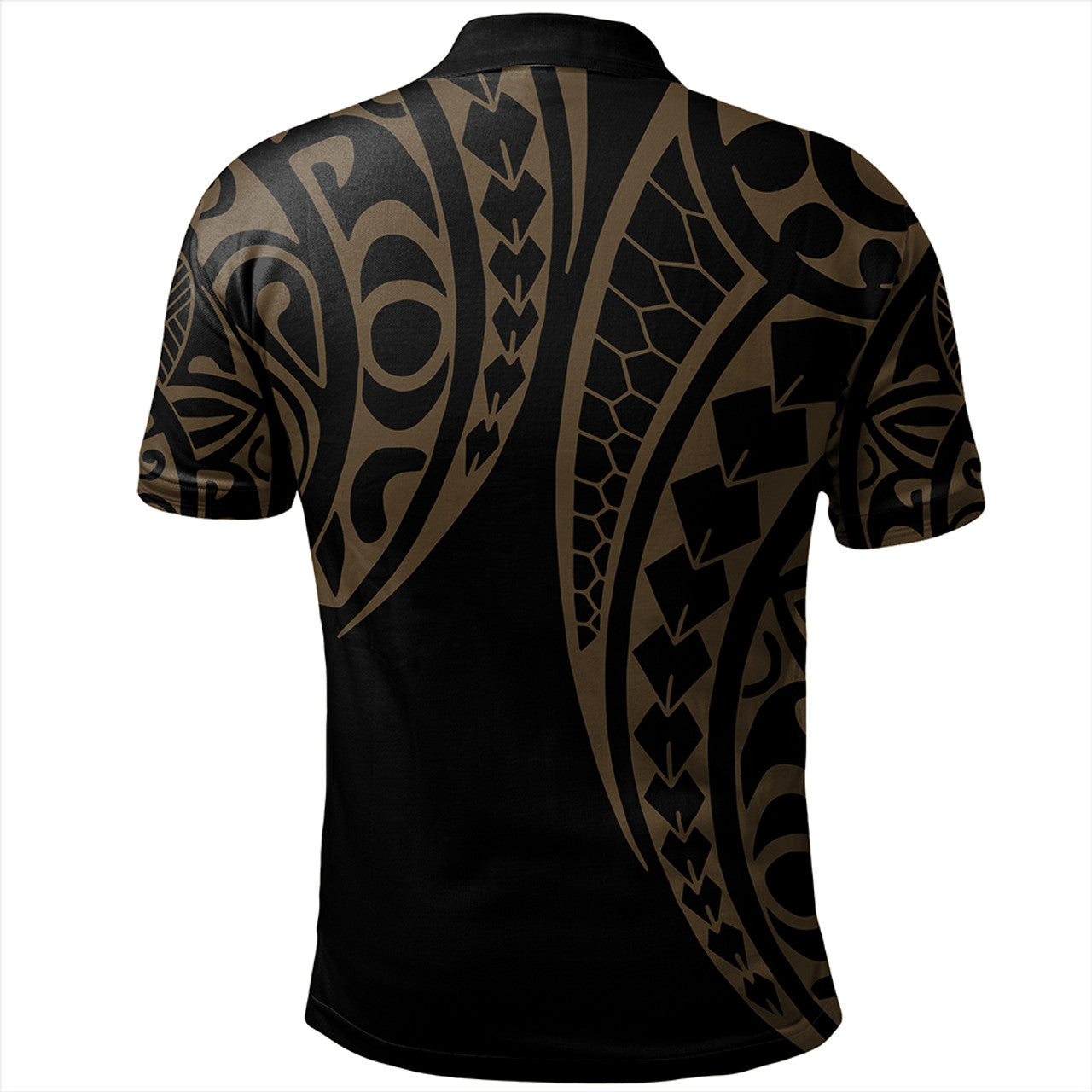 Hawaii Polo Shirt Polynesia Kakau Style - AL01