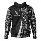 New Zealand Aotearoa Maori Pattern Silver Fern Hoodie For Men/Women