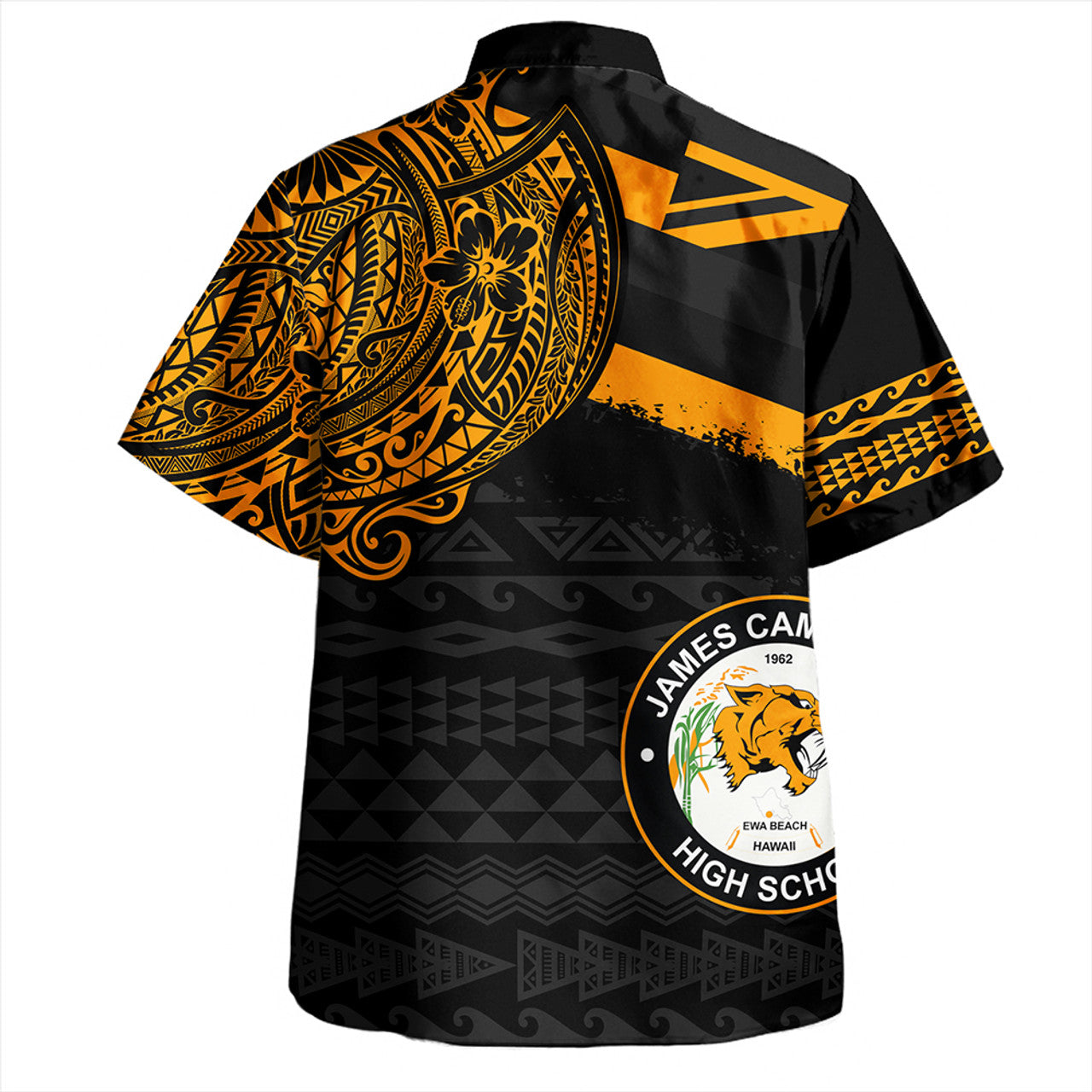 Hawaii James Campbell High School With Crest Style Hawaiian Shirt Unisex