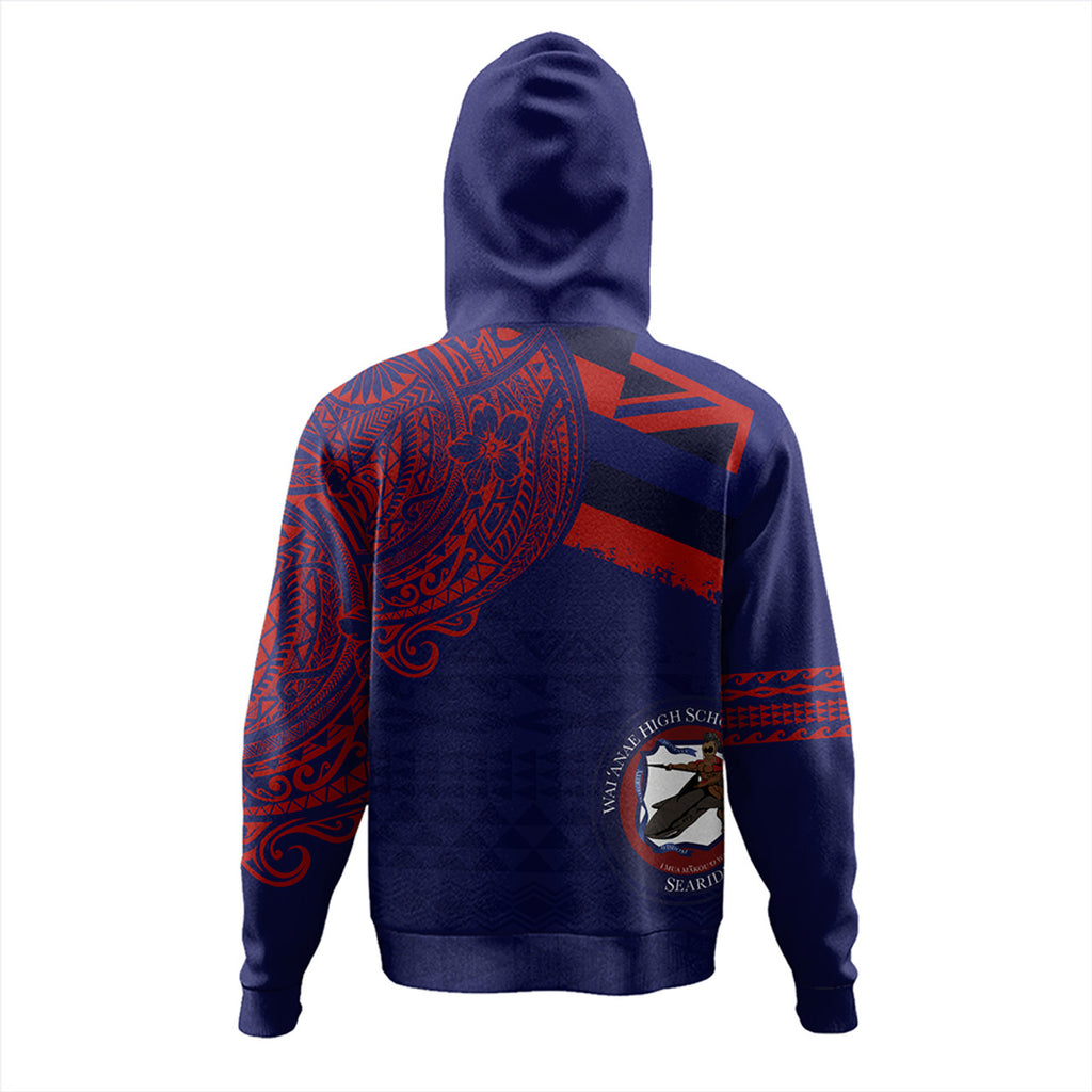 Hawaii Waianae High School With Crest Style Hoodie Unisex