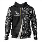 New Zealand Aotearoa Maori Pattern Silver Fern Hoodie For Men/Women