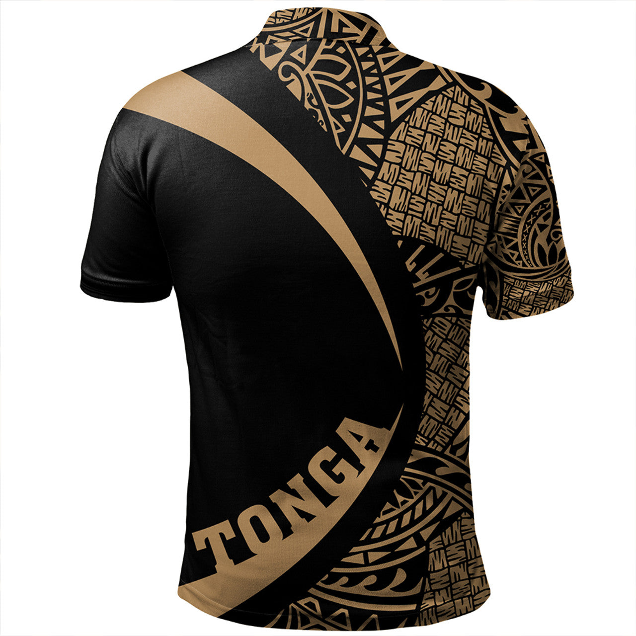 Tonga Polo Shirt Coat Of Arm Lauhala - Circle Style Ver 2 - AL01