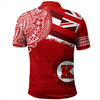 Hawaii Kahuku High School With Crest Style Polo Shirt Unisex