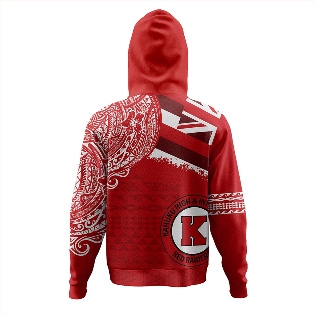 Hawaii Kahuku High School With Crest Style Hoodie Unisex