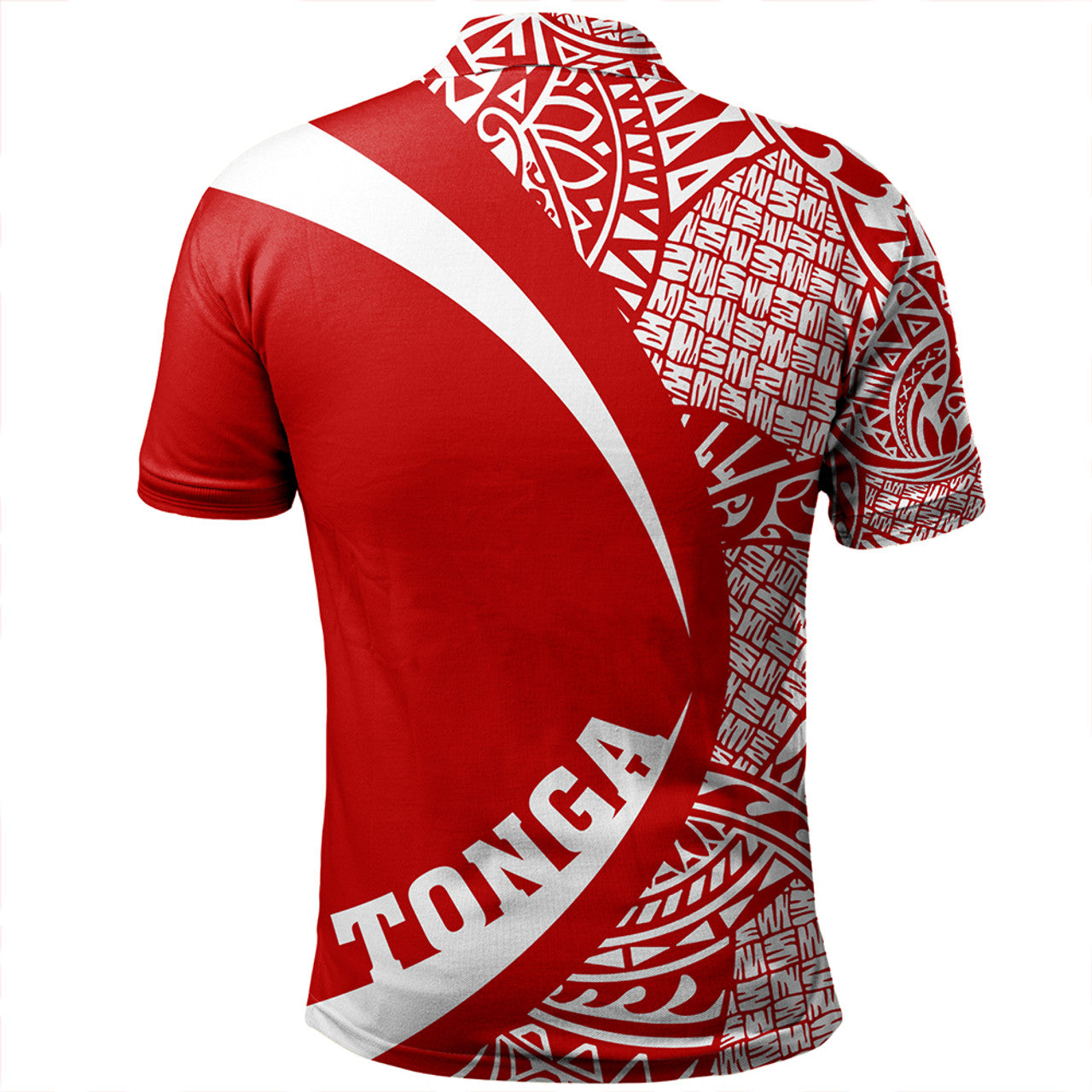Tonga Polo Shirt Coat Of Arm Lauhala - Circle Style Ver 2 - AL01