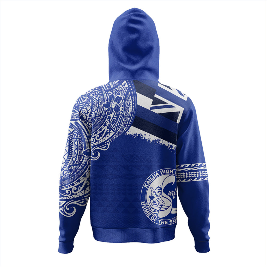 Hawaii Kailua High School With Crest Style Hoodie Unisex