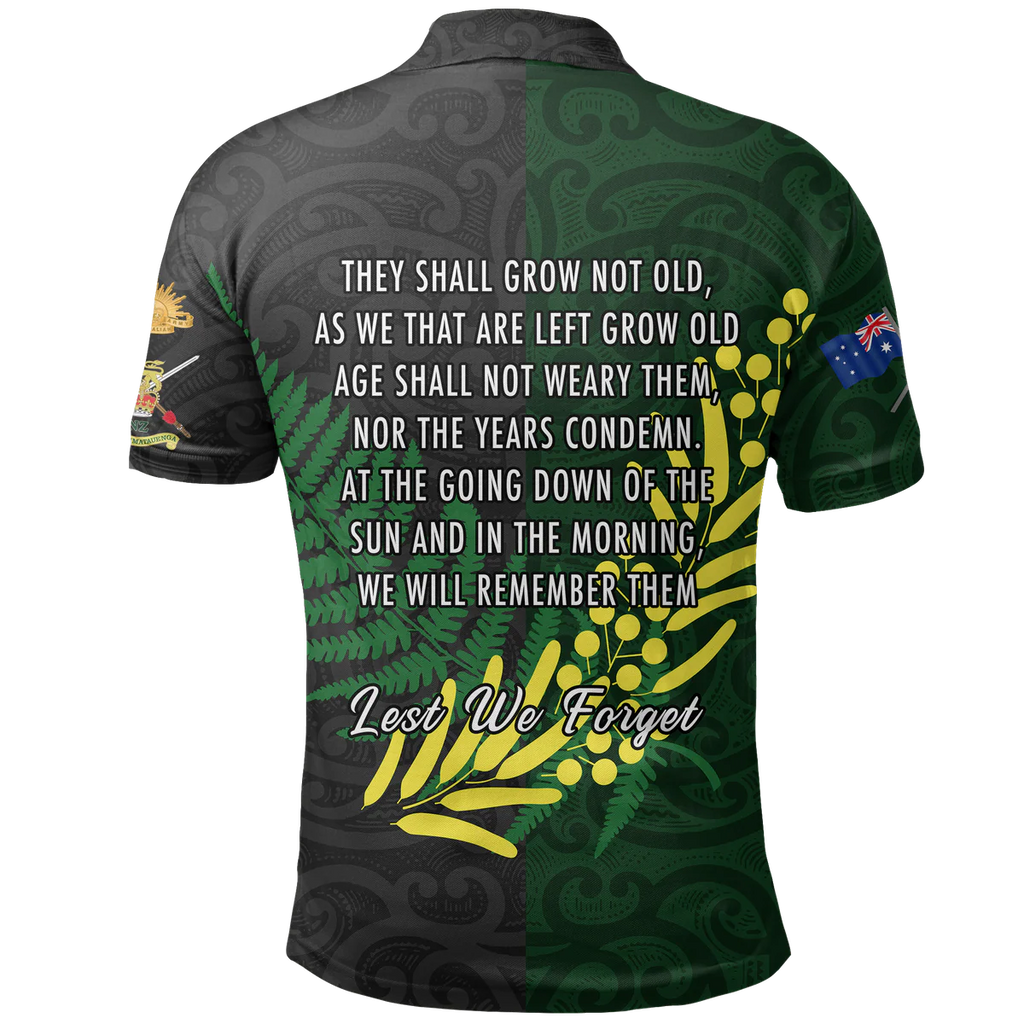 New Zealand The Spirit Anzac Polo Shirt Unisex