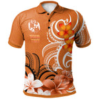 Tonga Polo Shirt Custom Personalised Floral Spirit Sage - AL01