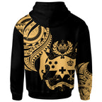 Tonga Tonga Tatau Gold Patterns Hoodie Unisex