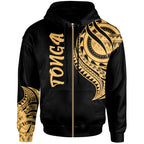 Tonga Tonga Tatau Gold Patterns Hoodie Unisex
