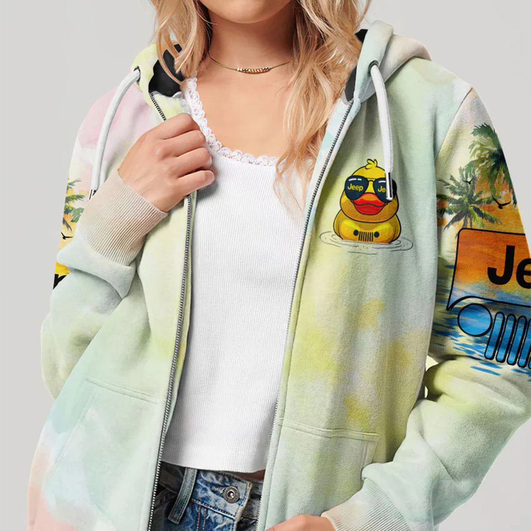 Duck Float Jeep Life Hoodie