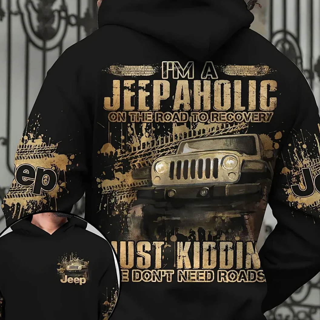 Jeep No Roads Needed Hoodie
