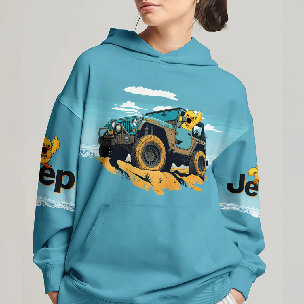 Jeep Quackin’ Over Rocks Hoodie