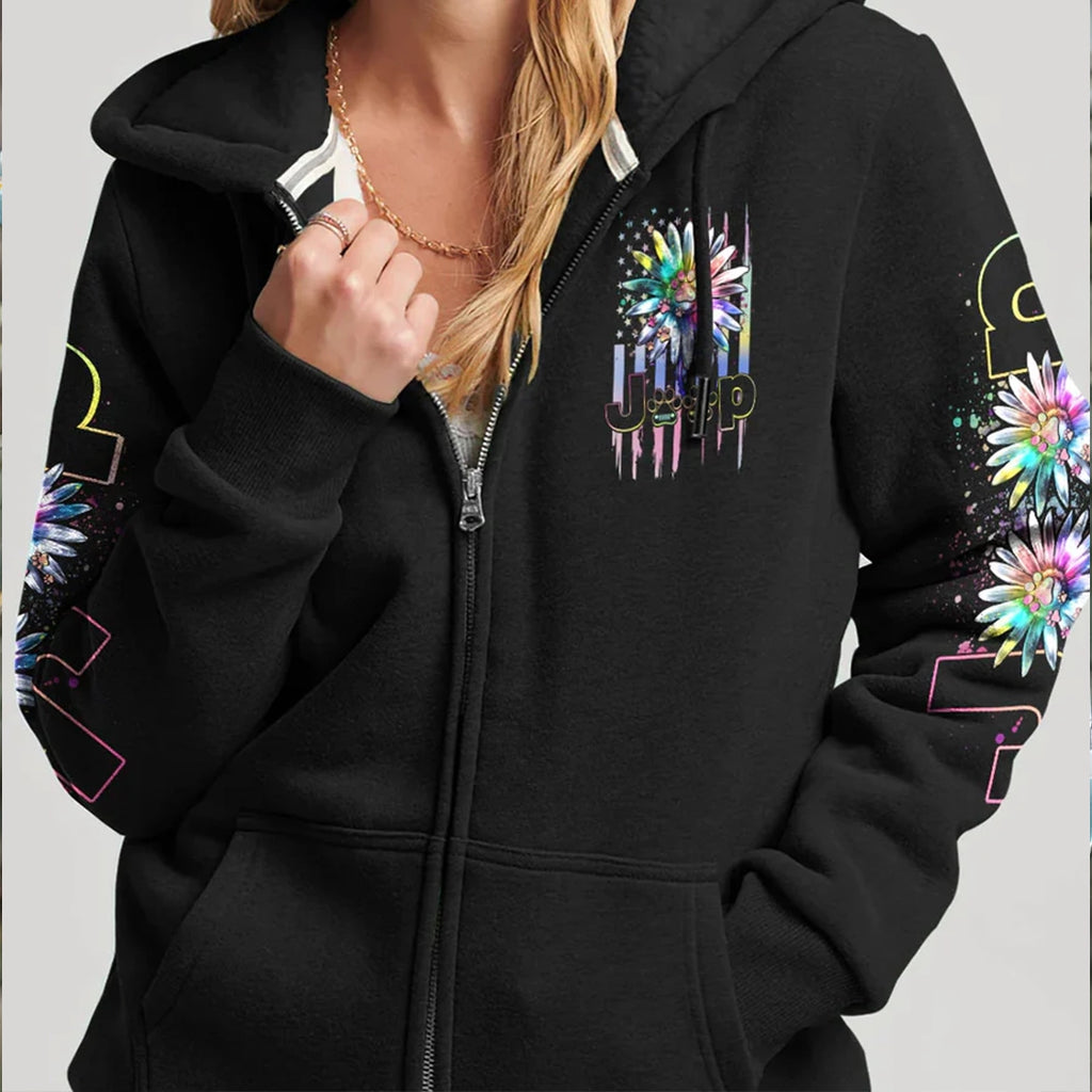 Paw Powered Jeep Queen Hoodie