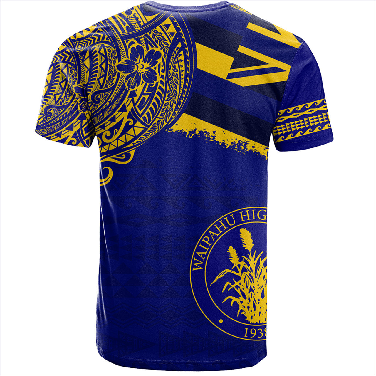 Hawaii Waipahu High School With Crest Style T-shirt Unisex