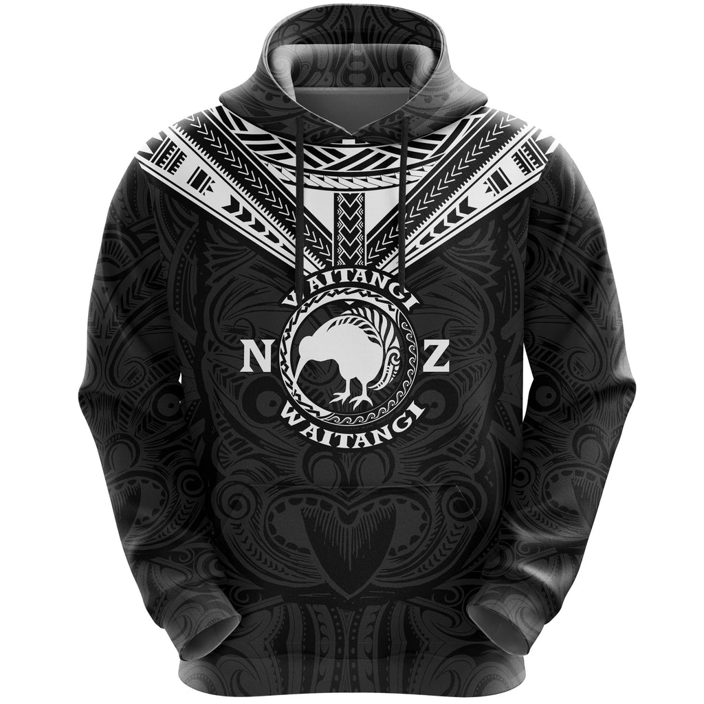 New Zealand Waitangi Maori Tattoo Hoodie Unisex
