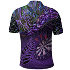 New Zealand Maori Tattoo Dart Paua Shell Polo Shirt Unisex